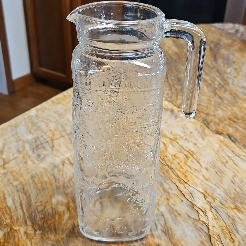 Vintage water lemonade juice pitcher